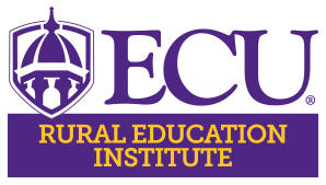 Logo of the Rural Education Institute at East Carolina University.